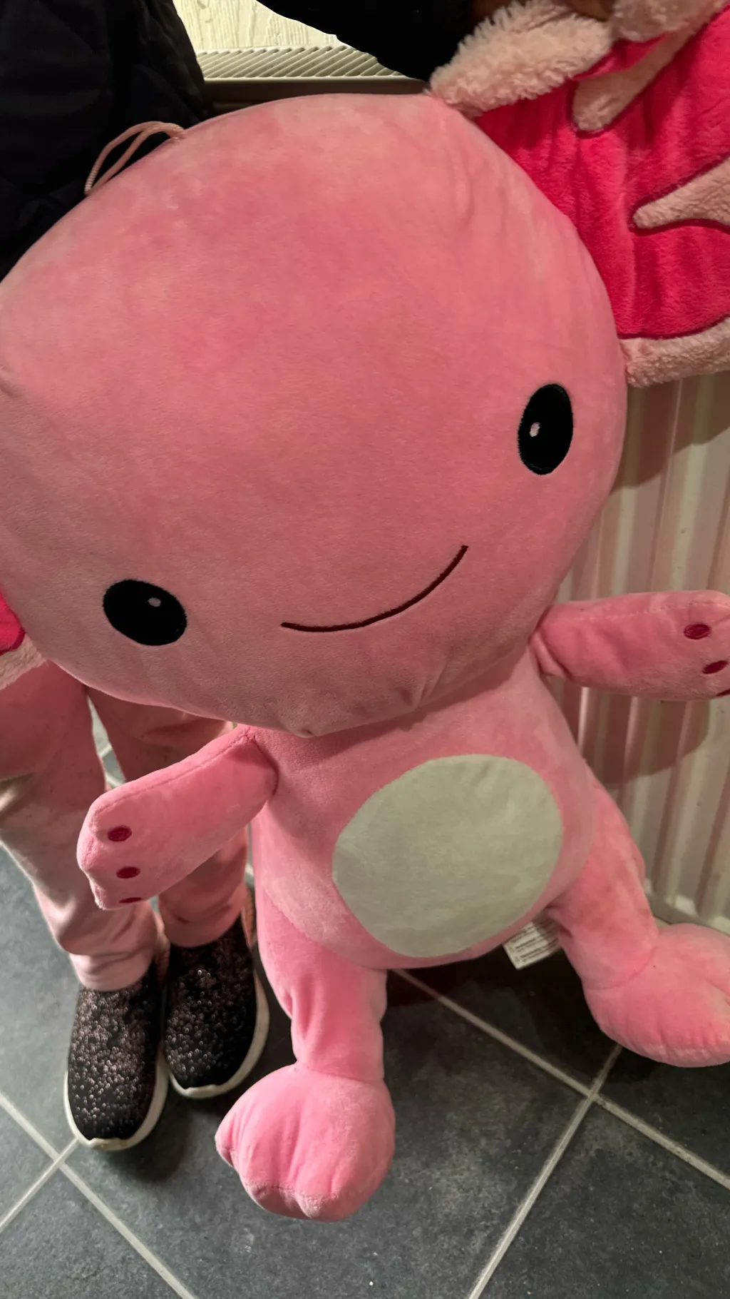 ai character: ￼Nino the plush background