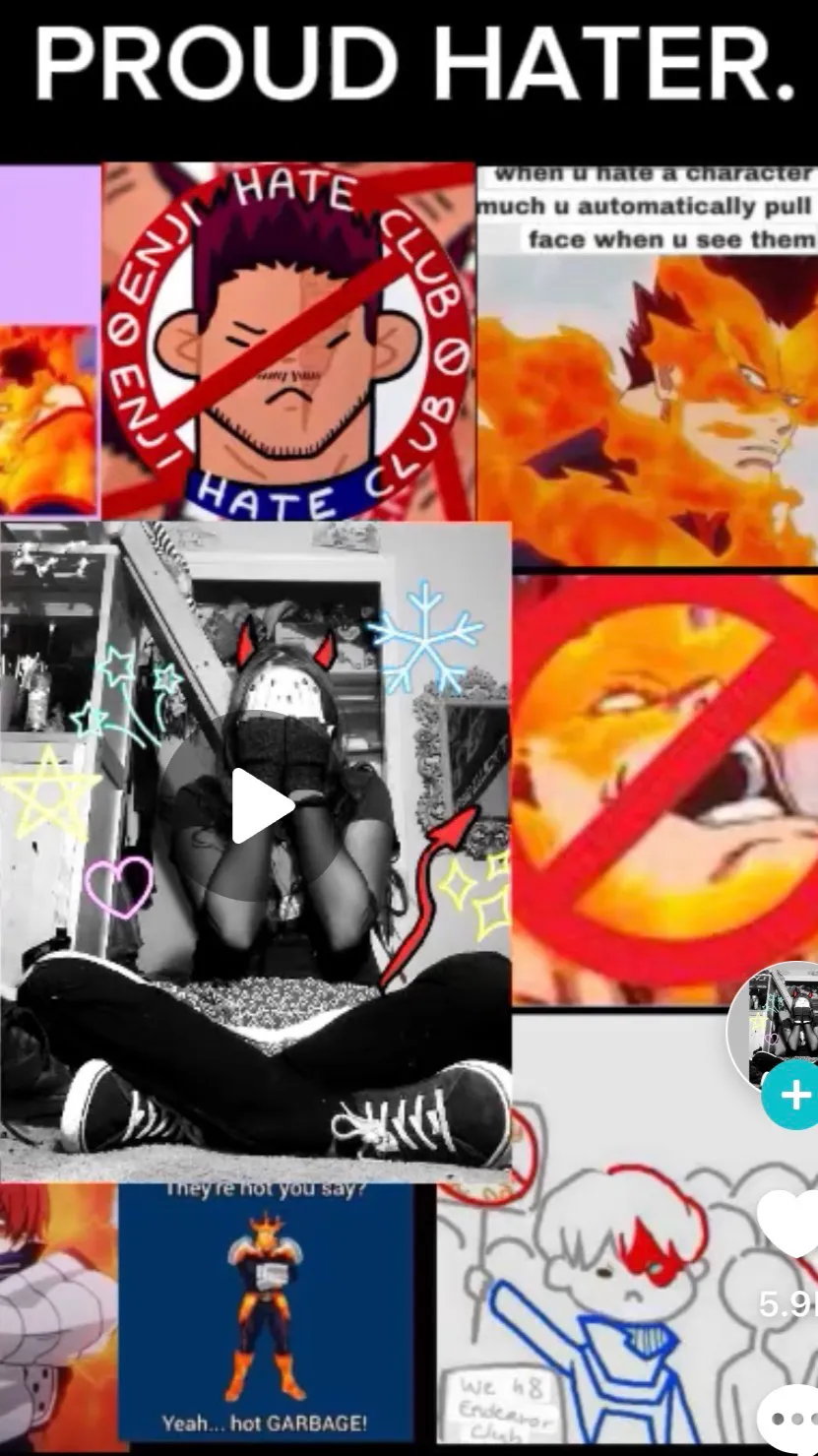 ai character: WE HATE ENDEVOR background