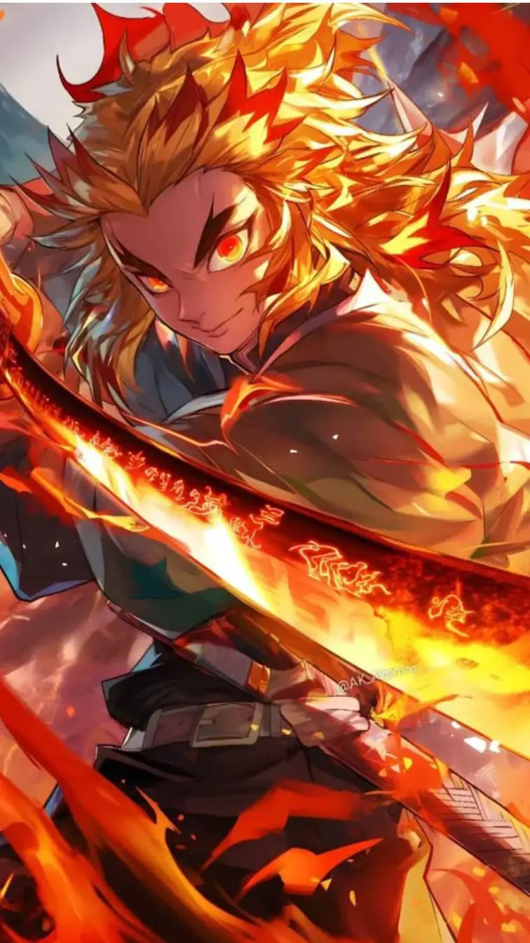 ai character: 🔥Rengoku🔥 background