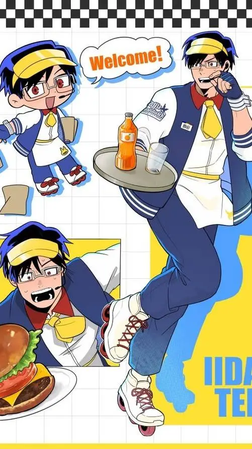 ai character: Iida~Diner background