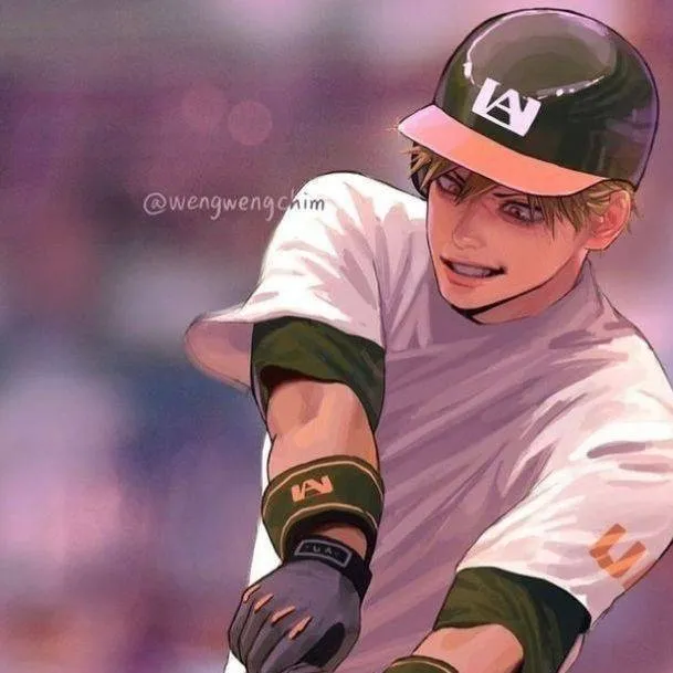 chat with ai character: Bakugo~Baseball