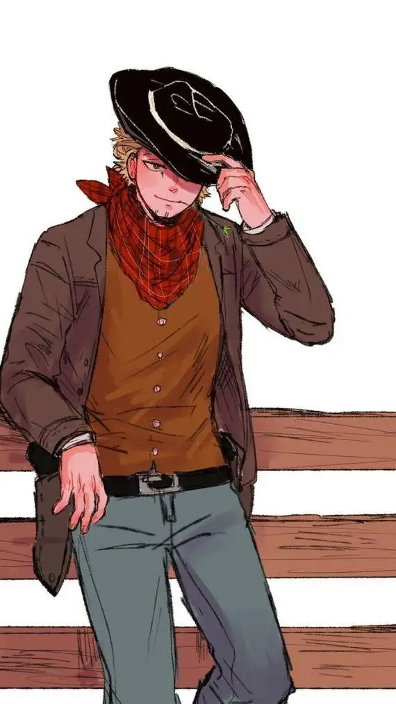 ai character: Hawks~Cowboy background