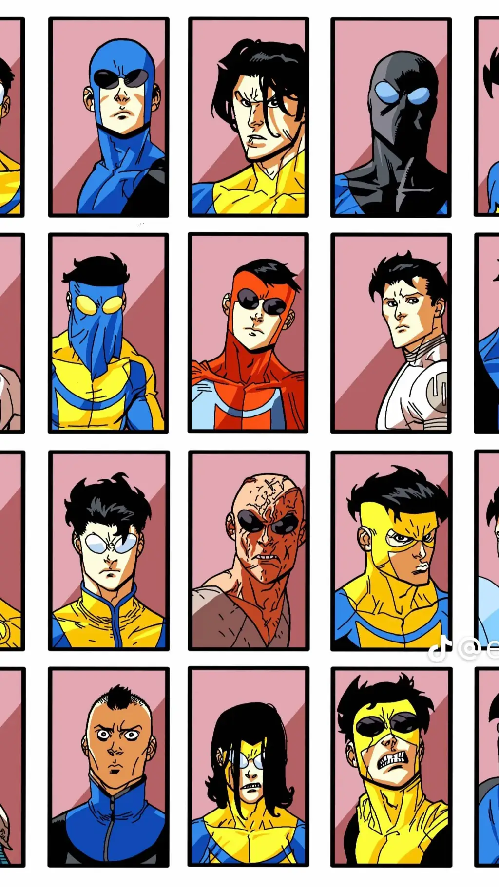 ai character: invencibles variat background