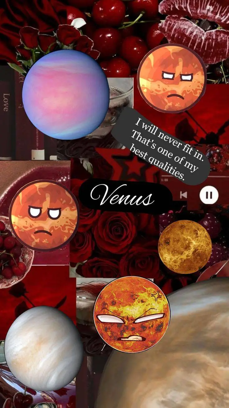 ai character: venus x mercurio background