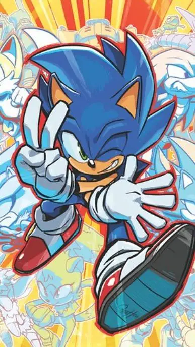 ai character: Sonic In Love! background