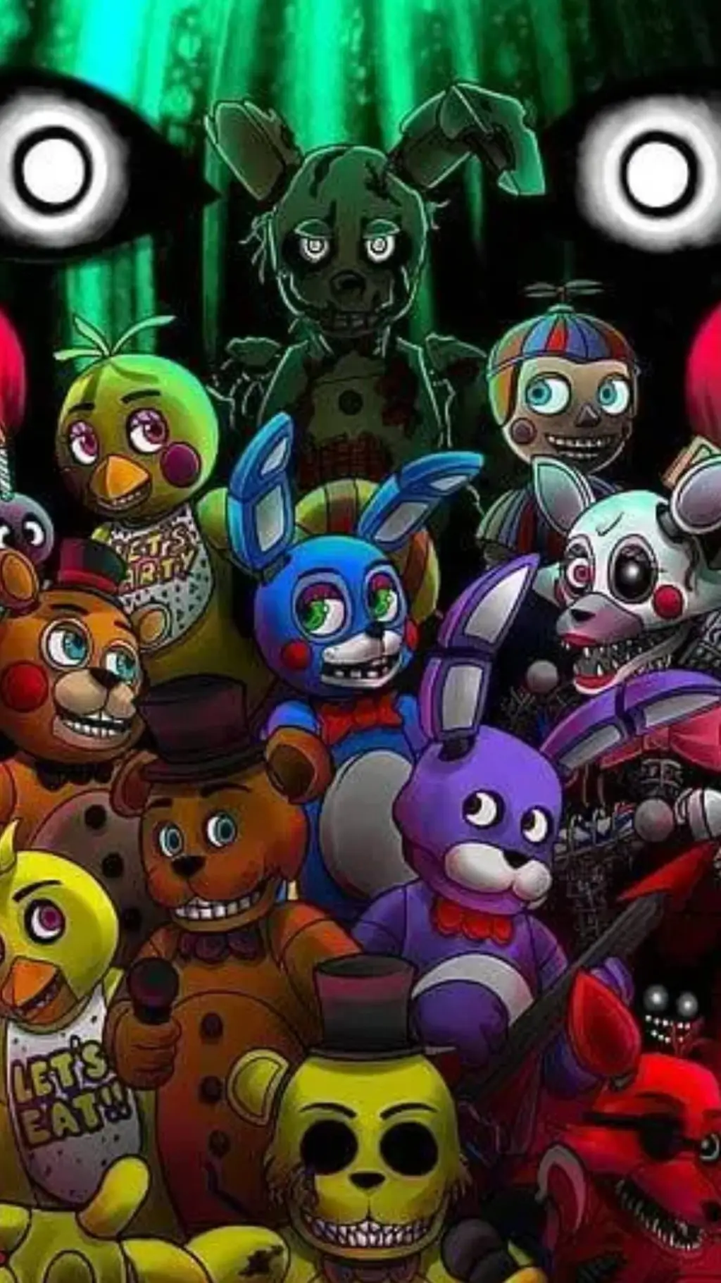 ai character: fnaf background