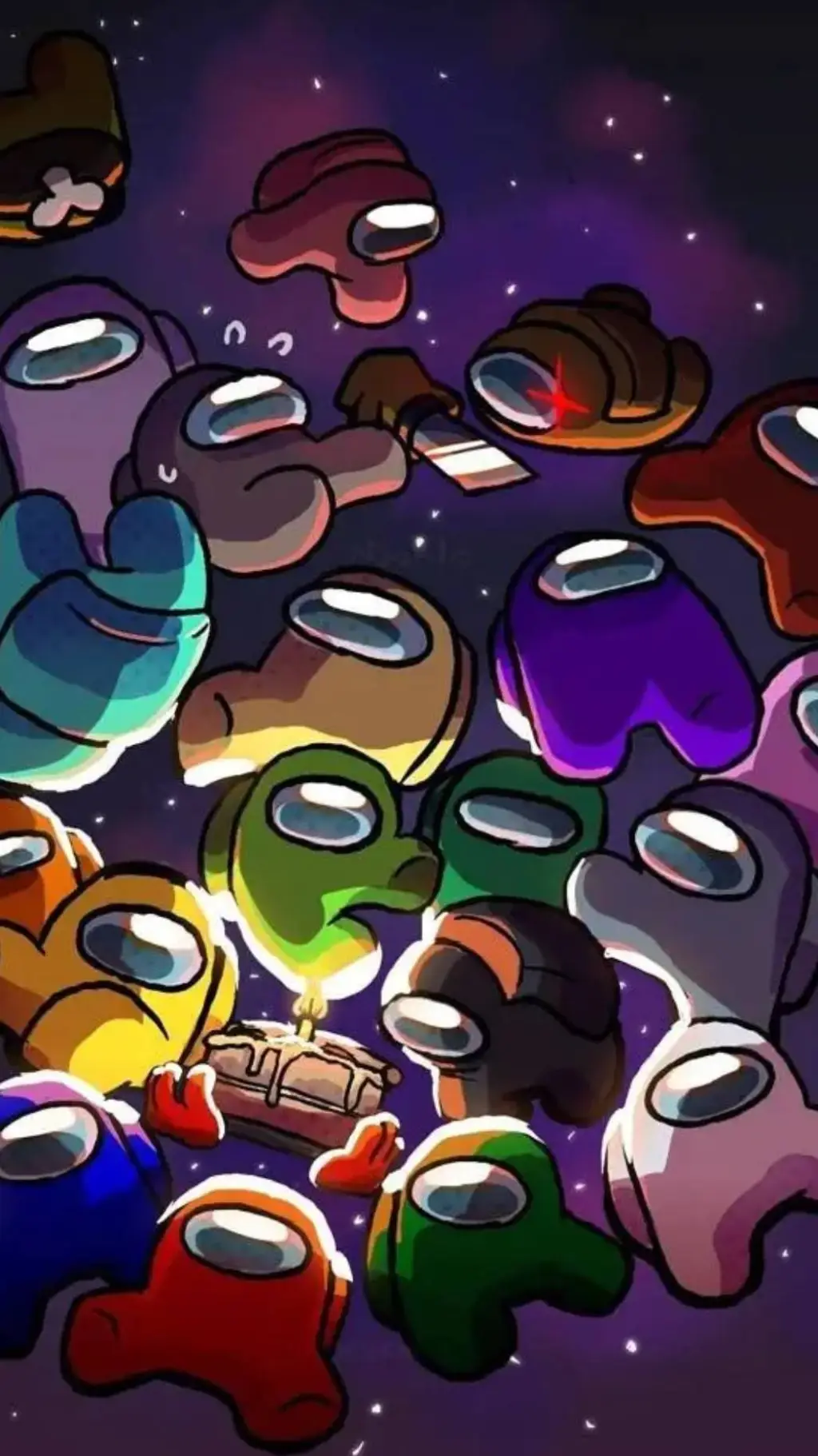 ai character: Among us  background