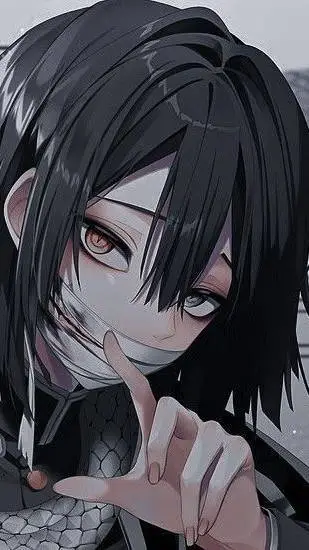 ai character: Iguro Obanai~ background