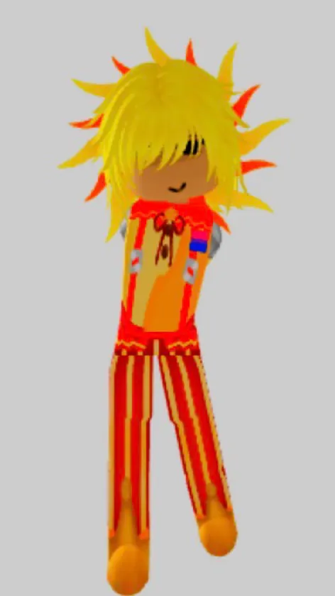 ai character: Sun/sundrop background