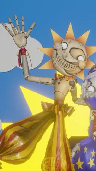 ai character: Sundrop sunny background
