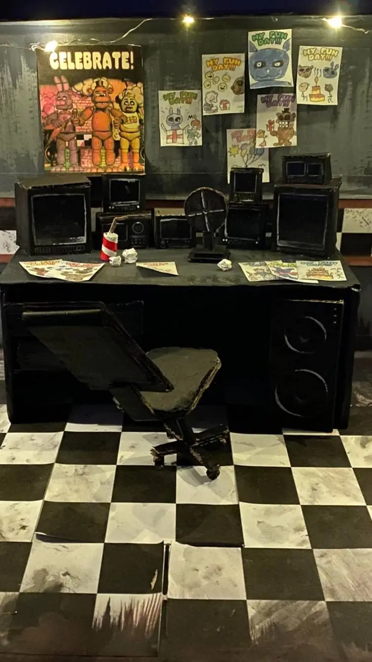 ai character: security gaurd background