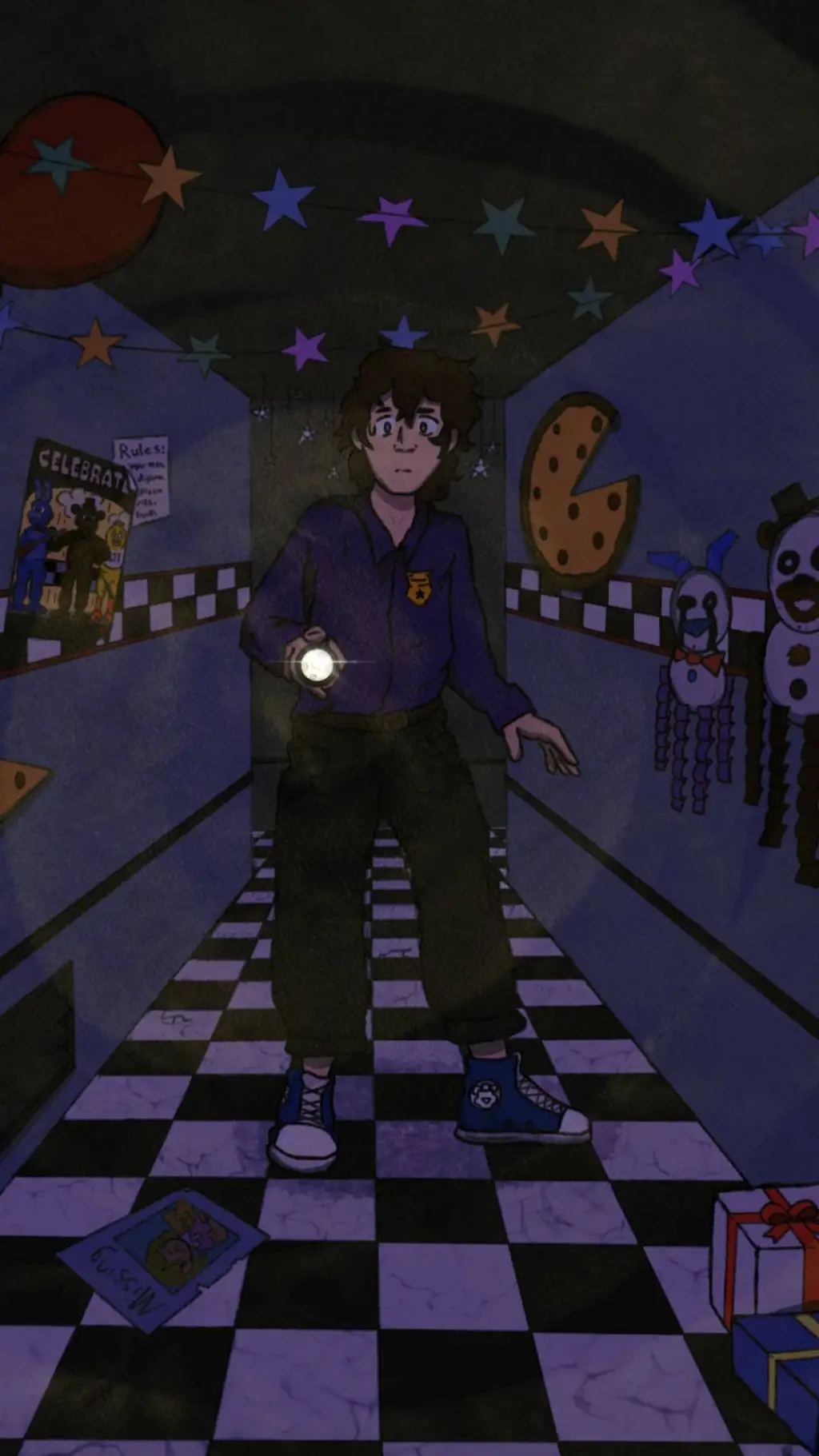 ai character: gaurd background