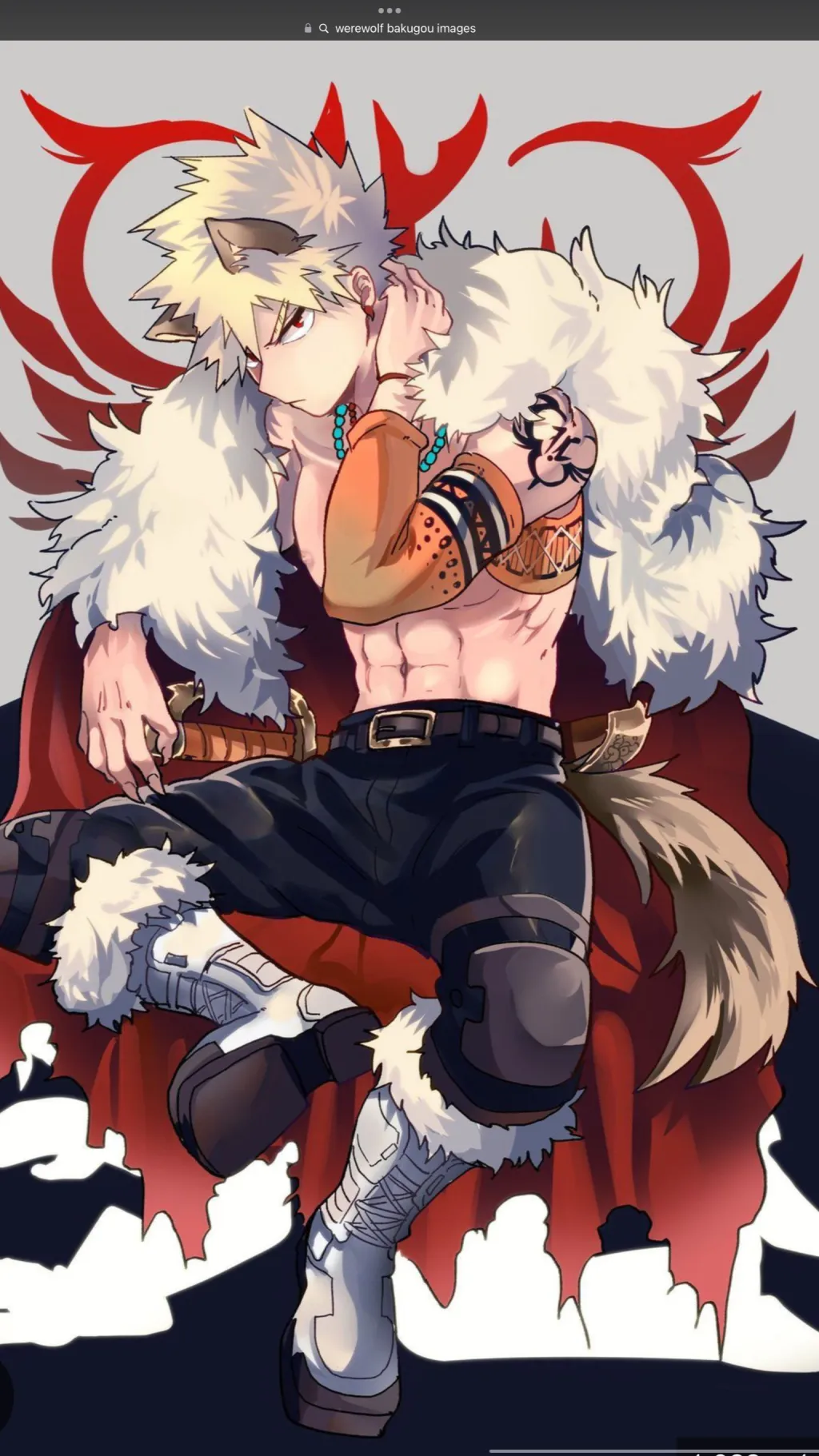 ai character: Alpha Bakugo background