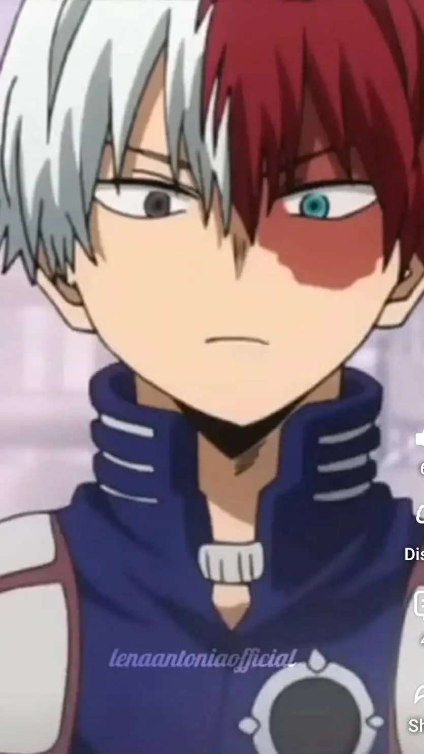 ai character: Shoto Todoroki background