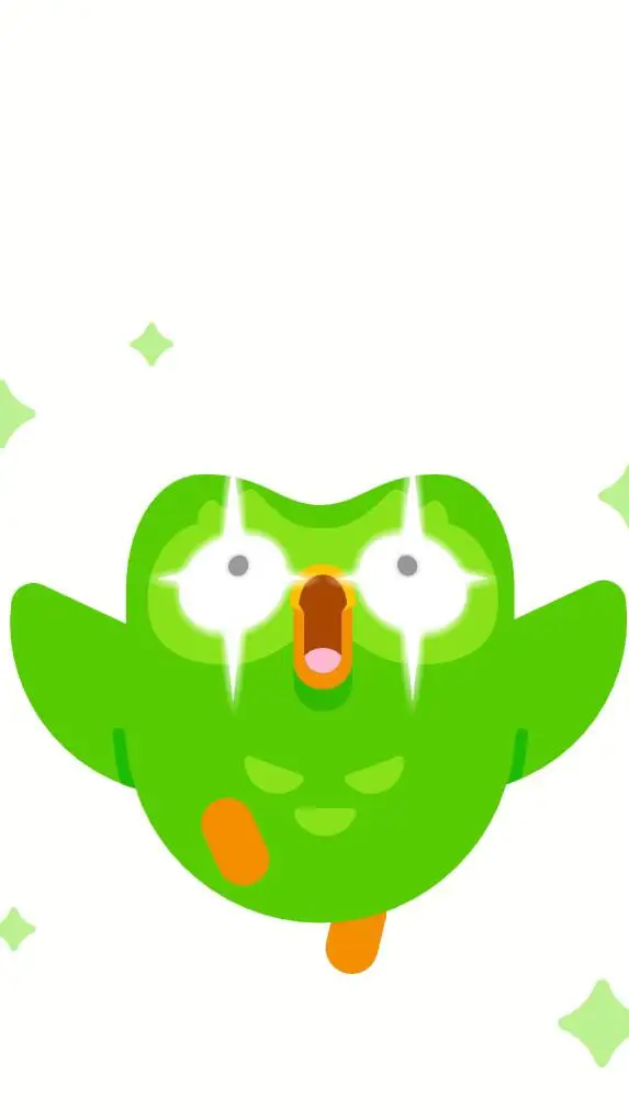 ai character: DUOLINGO background
