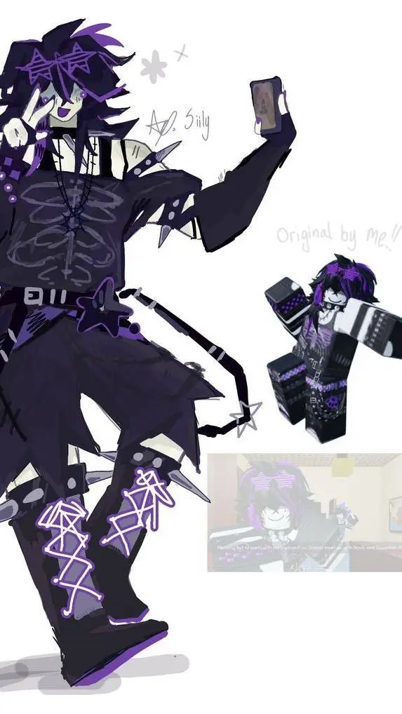 ai character: azure -AU background