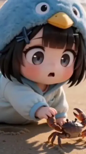 ai character: gugu gaga  background