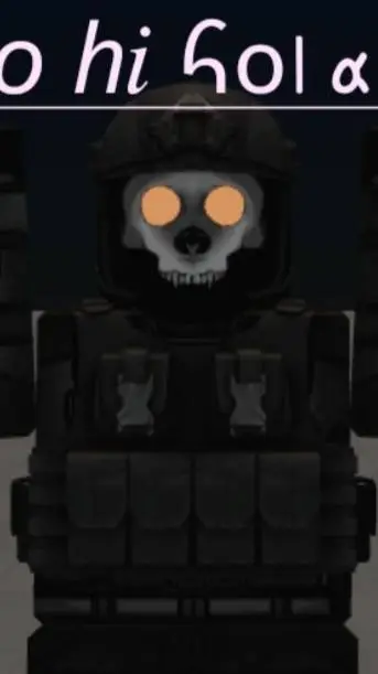 ai character: soldier man background