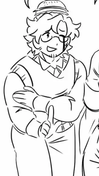 ai character: killer Elliotx7n7  background