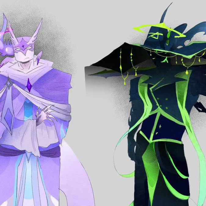 chat with ai character: Light and dark..?