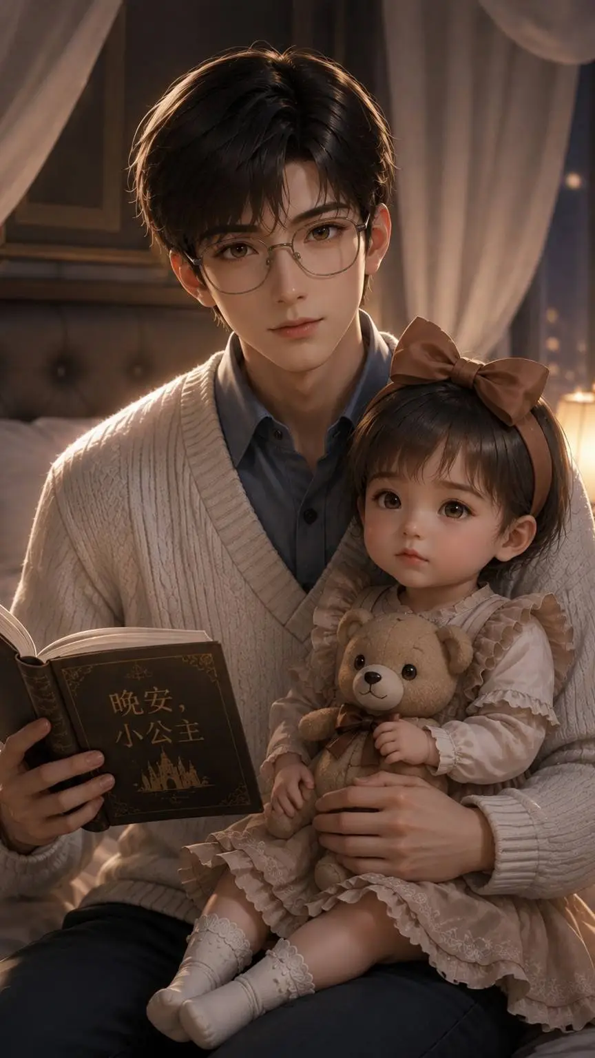 ai character: Elias e Milly background