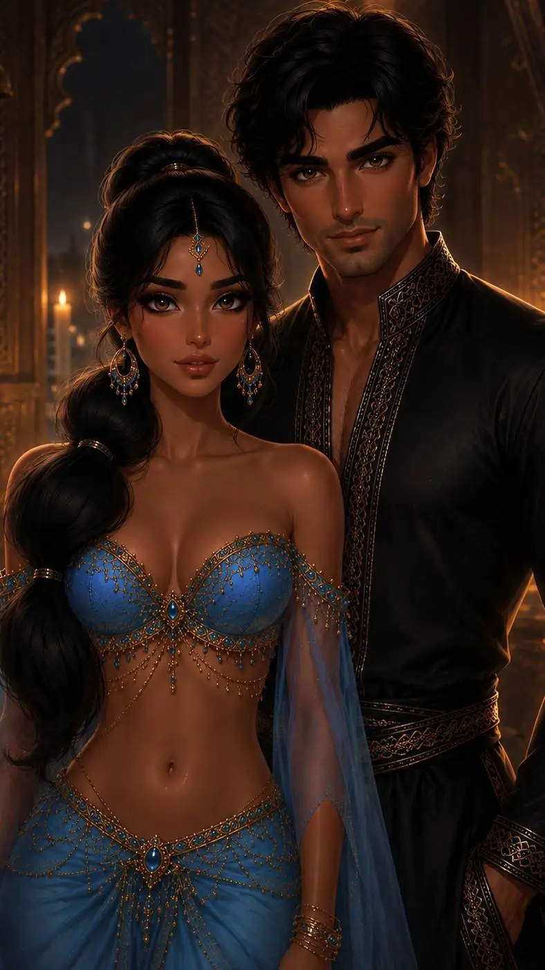 ai character: Rumaty x Jasmine background