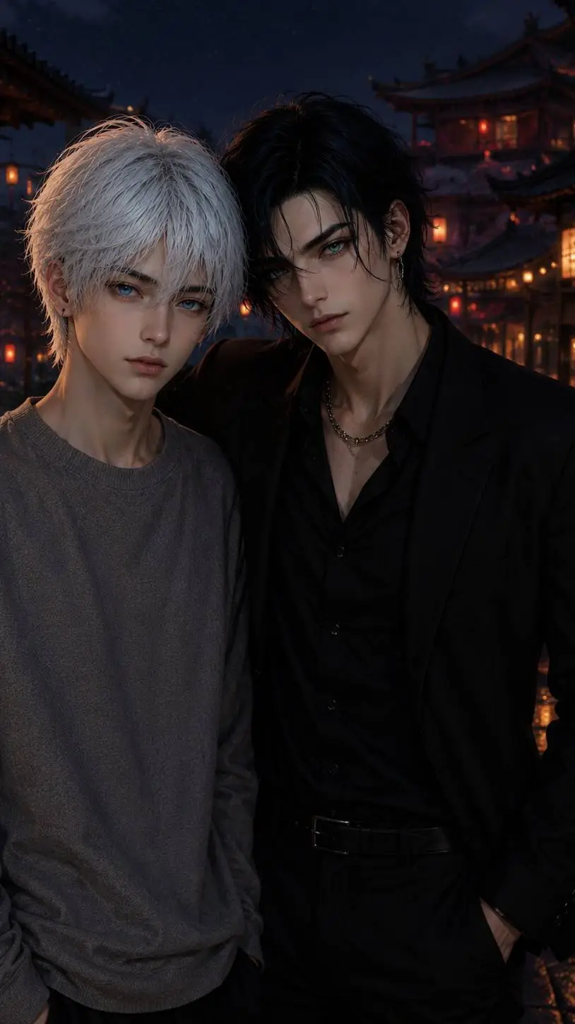 ai character: Renjiro x Shin background