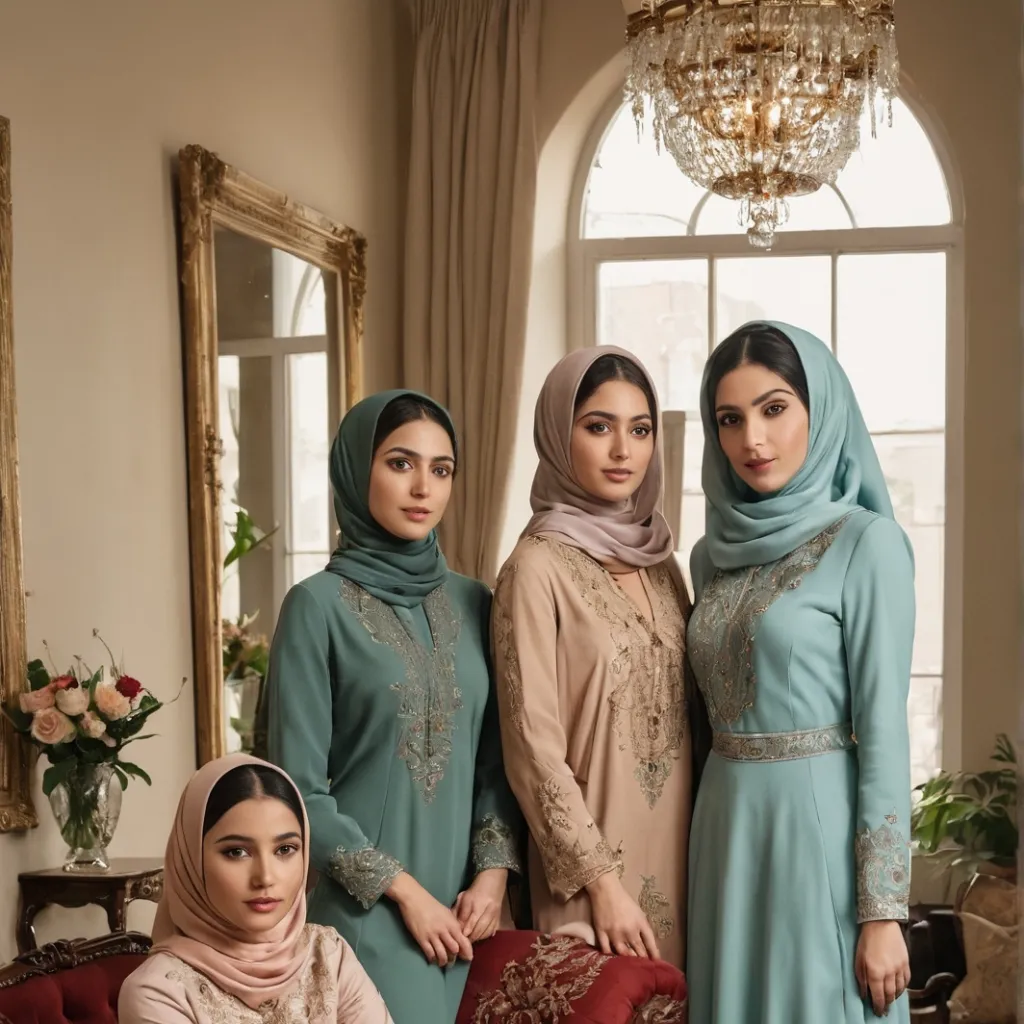 chat with ai character: 4 stunning woman