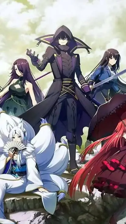 ai character: shadow garden  background