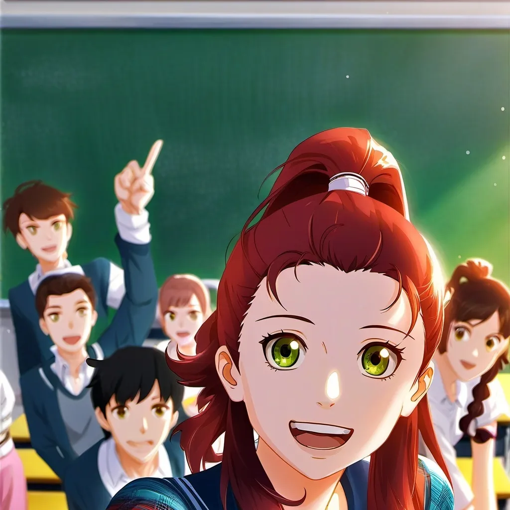 chat with ai character: new student 