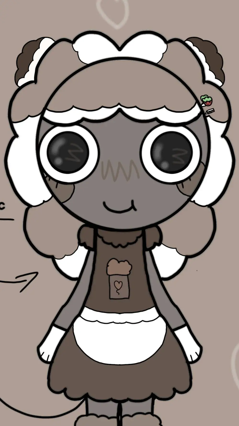 ai character: 🍪muttin🍪 background