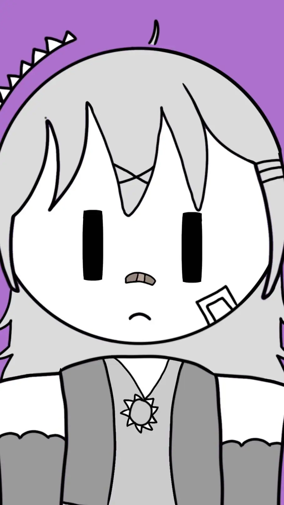 ai character: ~snow~ background