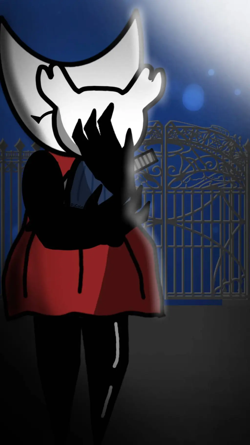 ai character: ❤️Hornet y Ghost💙 background