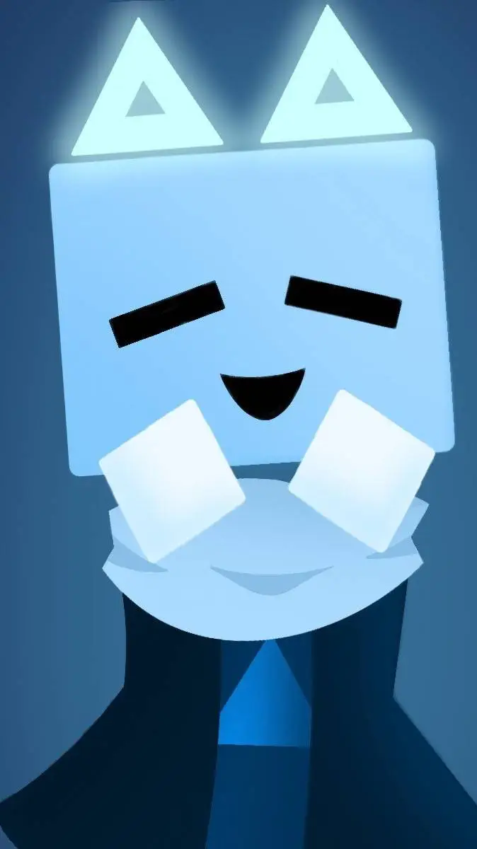 ai character: Cube♀️ background