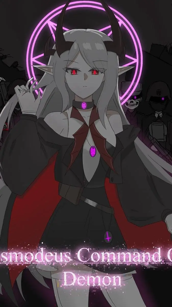 ai character: Asmodeus♀️ background