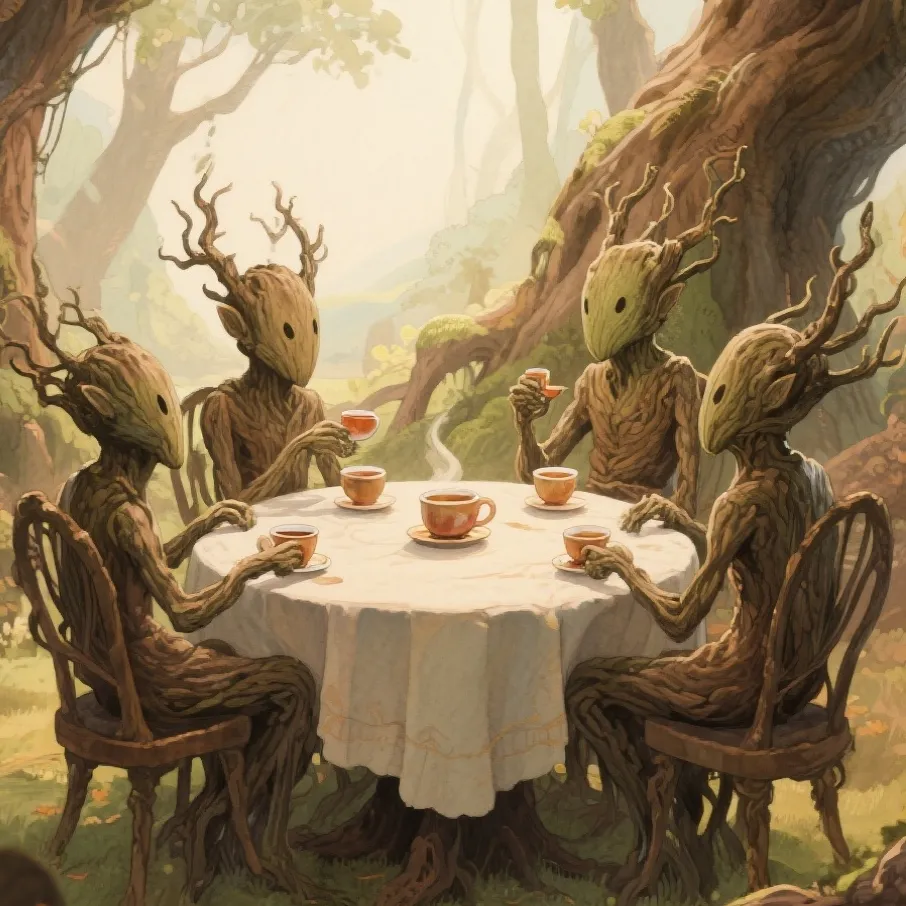 chat with ai character: Ent Tea Party 🌱