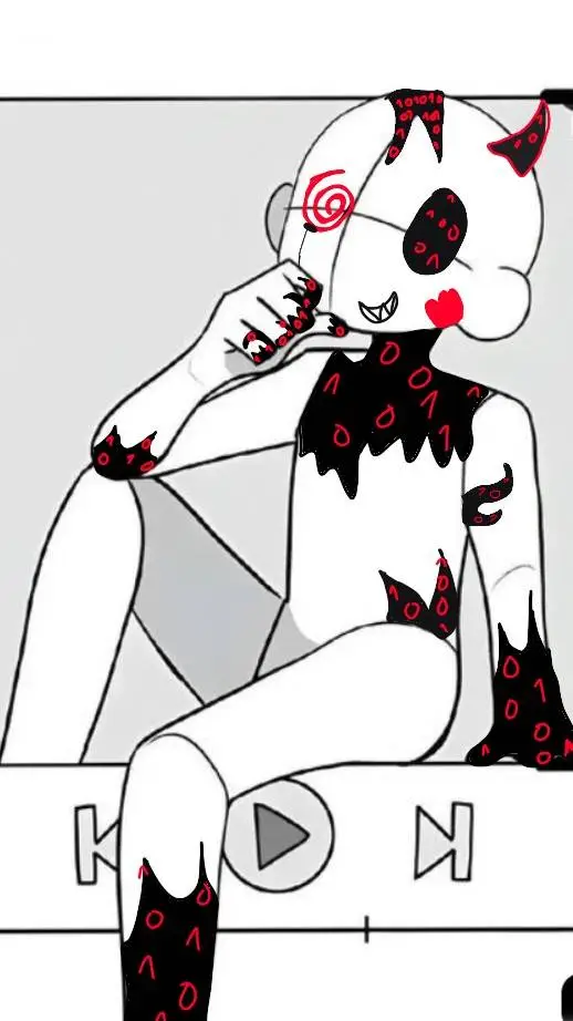 ai character: Corrupted Y/N background