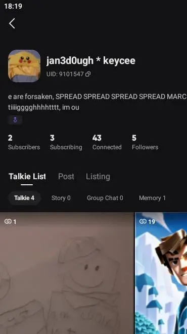 ai character: KeyCee background