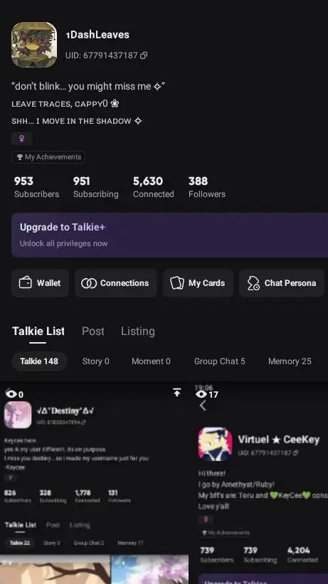 Talkie AI - Chat with 1DashLeaves