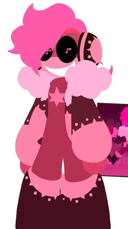 ai character: PastelBerry background