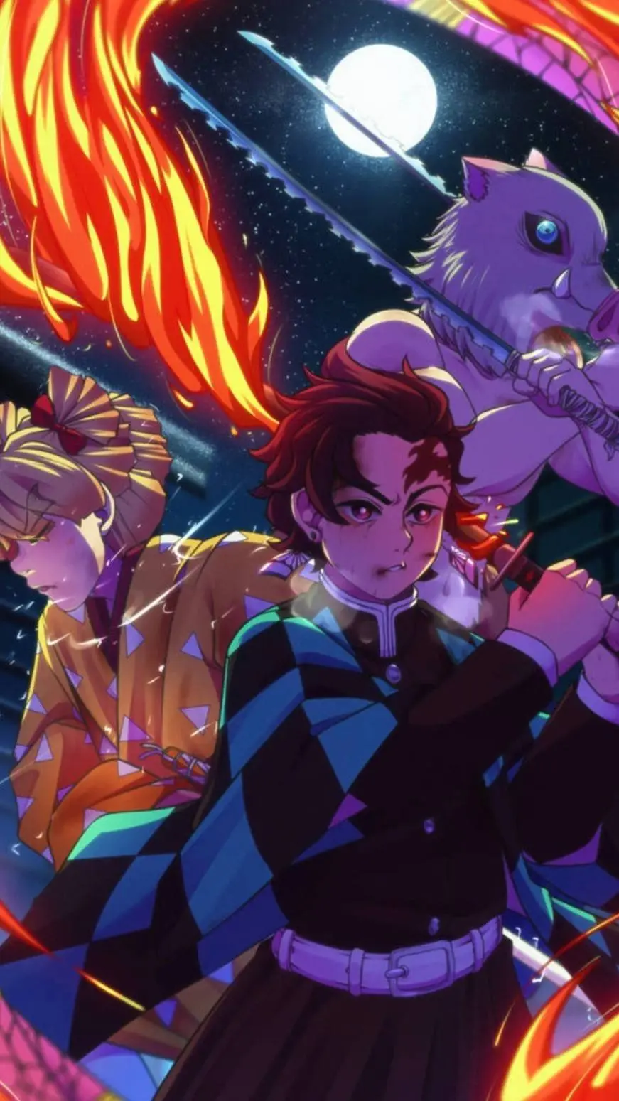 ai character: kny ED background