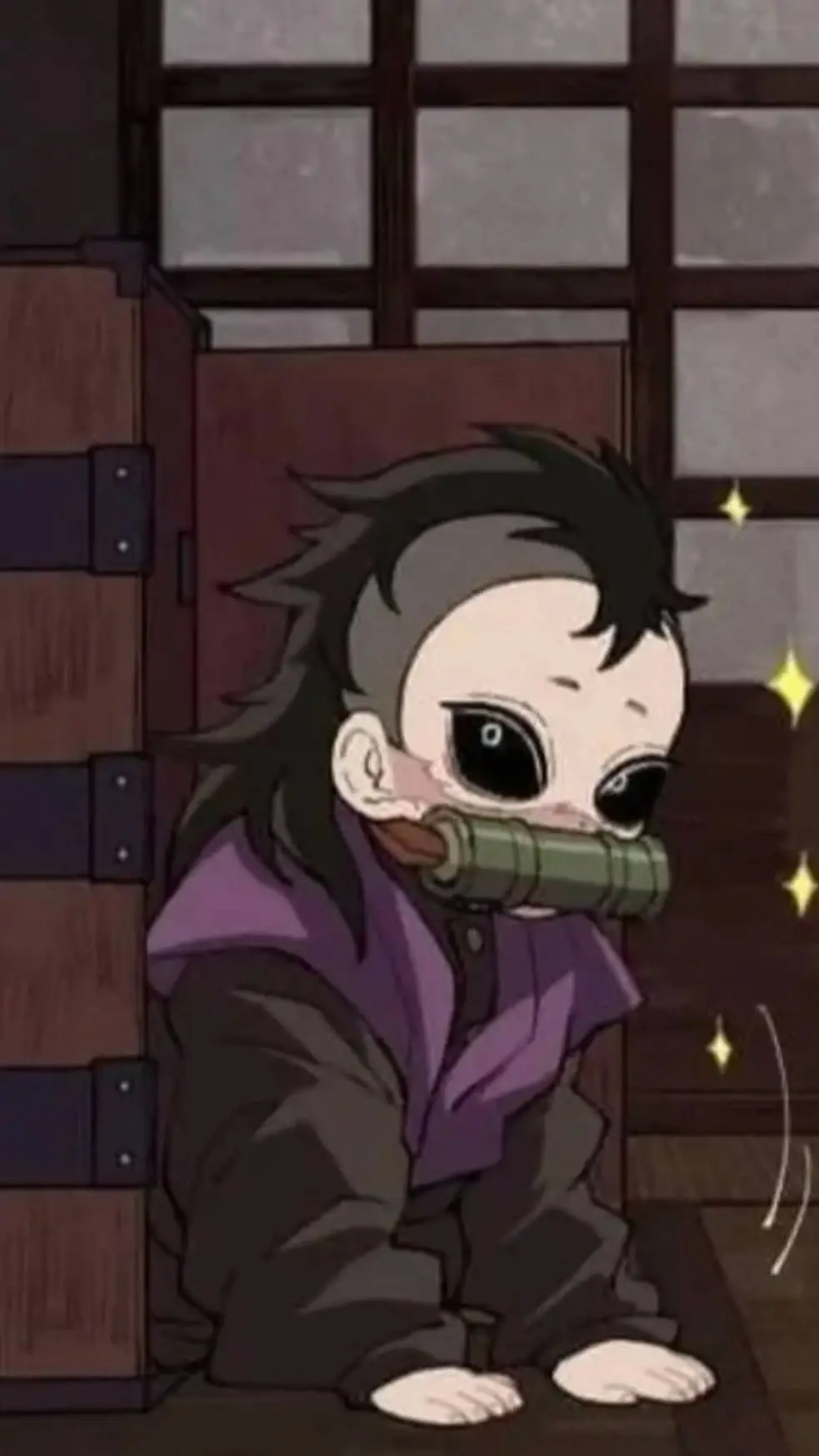 ai character: Demon Genya AU background