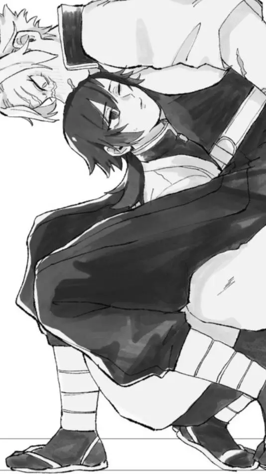ai character: kny stuck in a box background