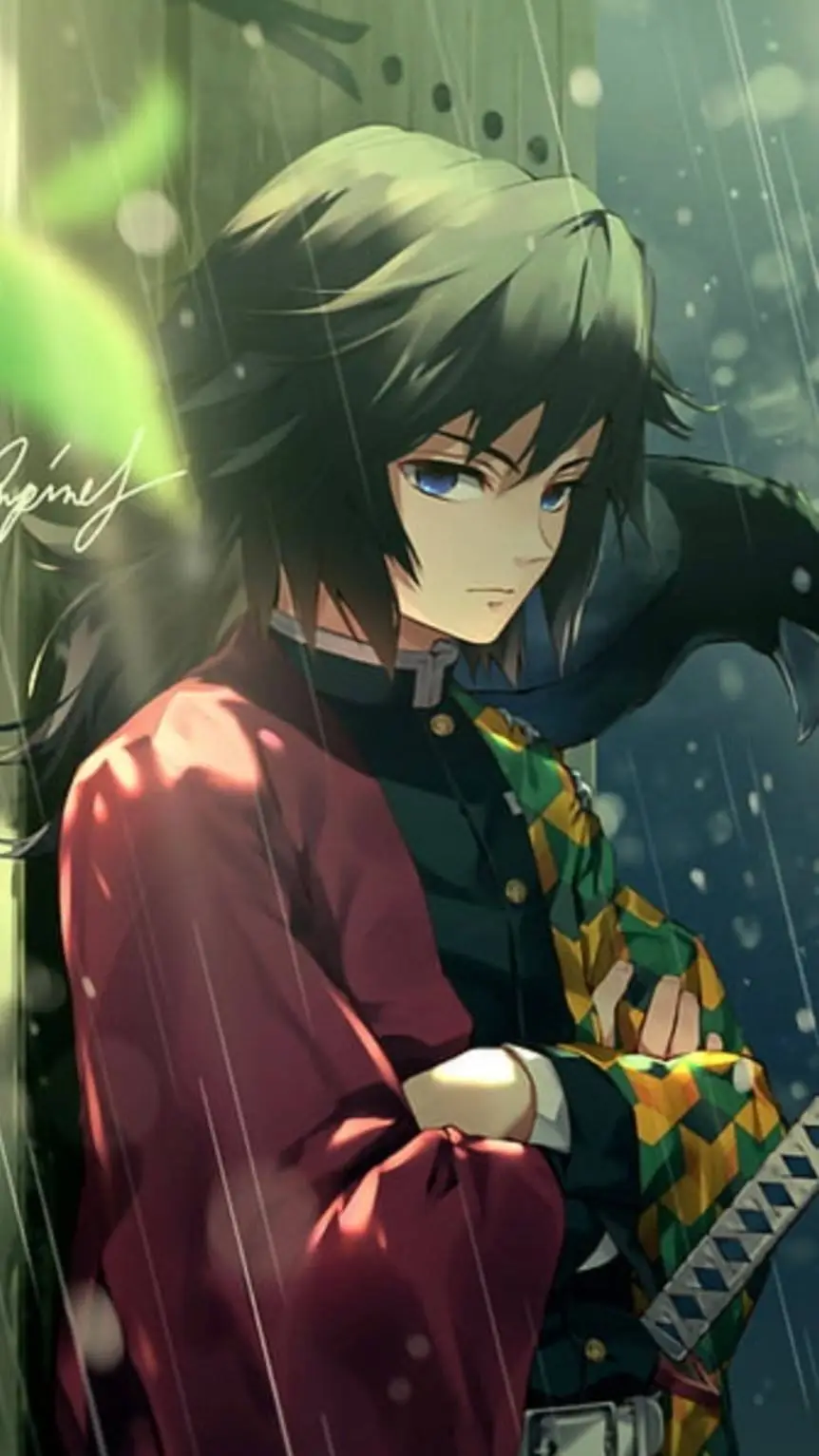 ai character: Giyu Tomioka background