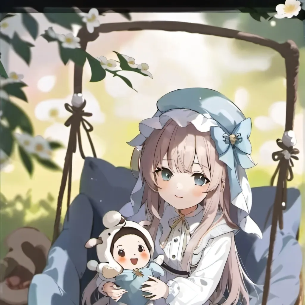 chat with ai character: a mom with a baby