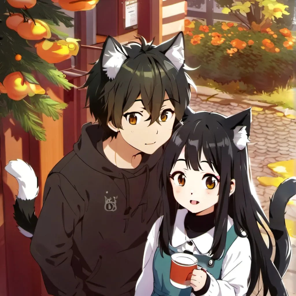 chat with ai character: your gf. chibi