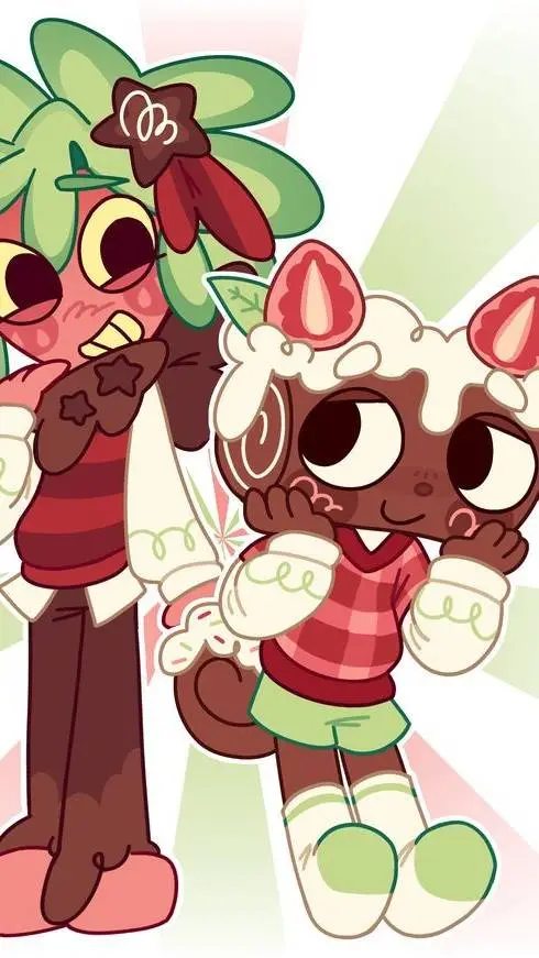 ai character: fruitcake background