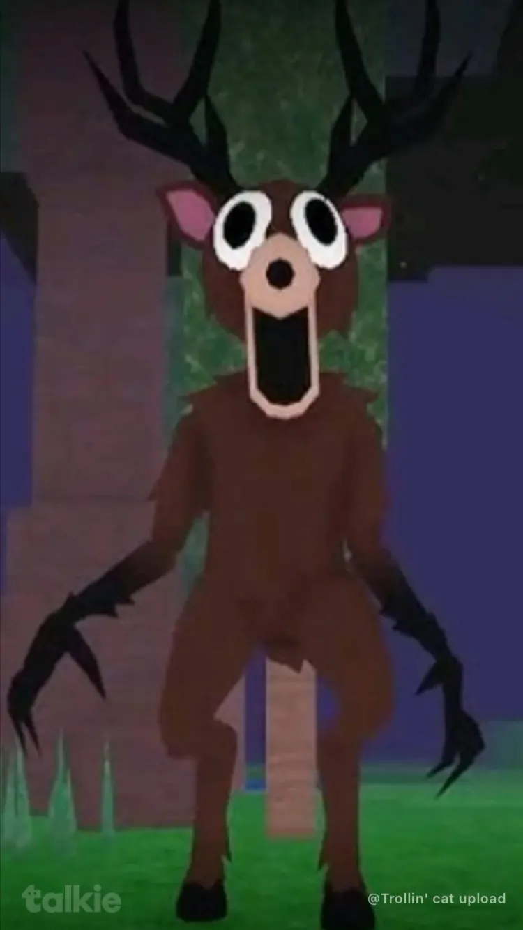 ai character: Deer background