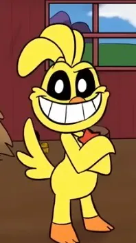 ai character: Kicken chicken  background