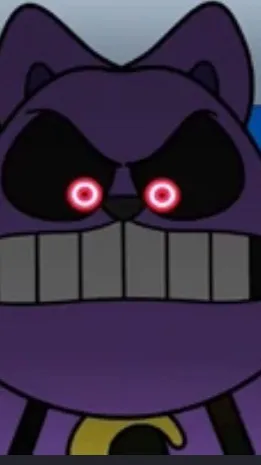 ai character: catnap is mad!!! background